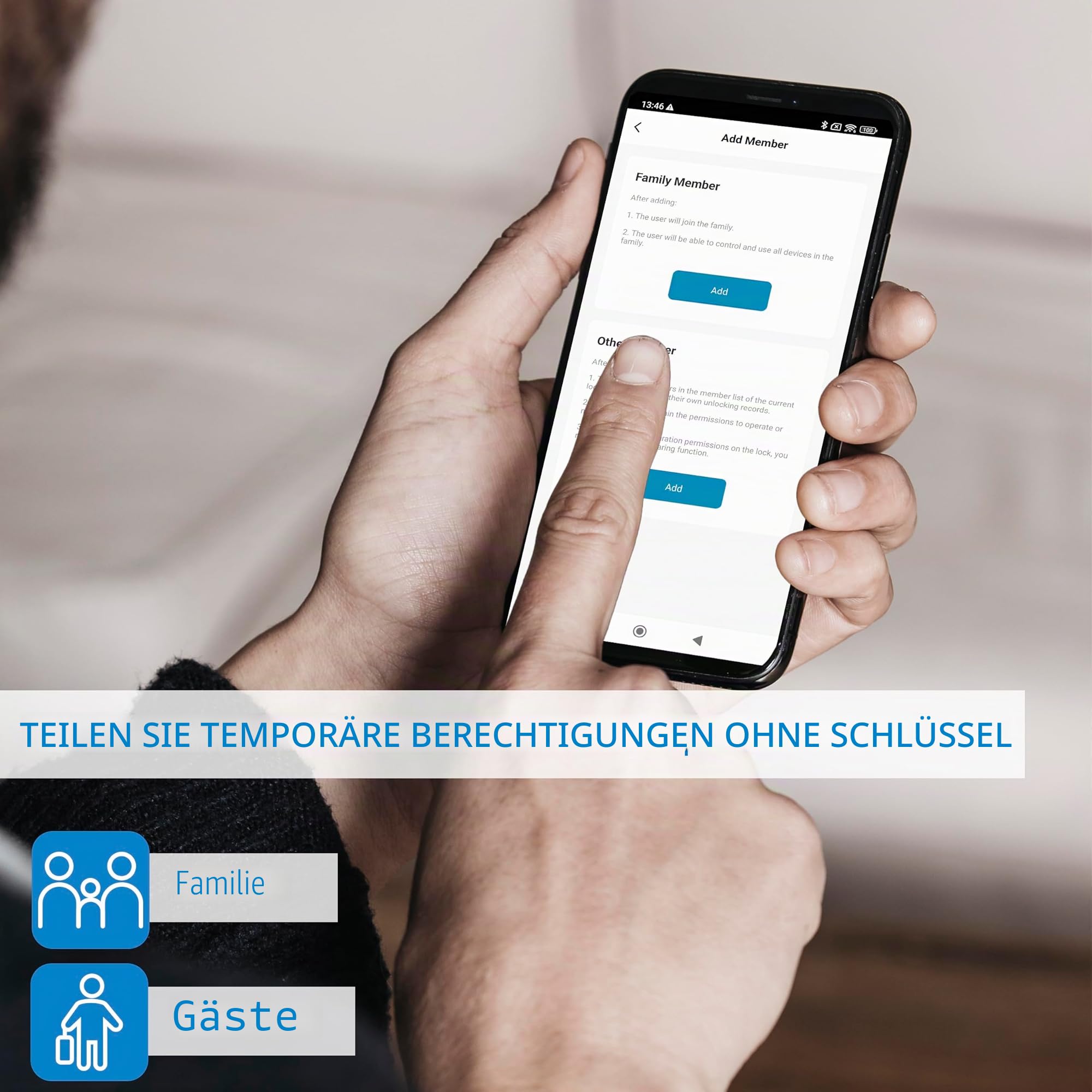 Autonome Zugriffskontrolle, Zugriff über EM-Karte, Pin und App, Relaisausgang, Wiegand 26 und Wiegand Klingel und WLAN, Zeitsteuerung Tuya Smart-App für Verwaltung und Öffnungen