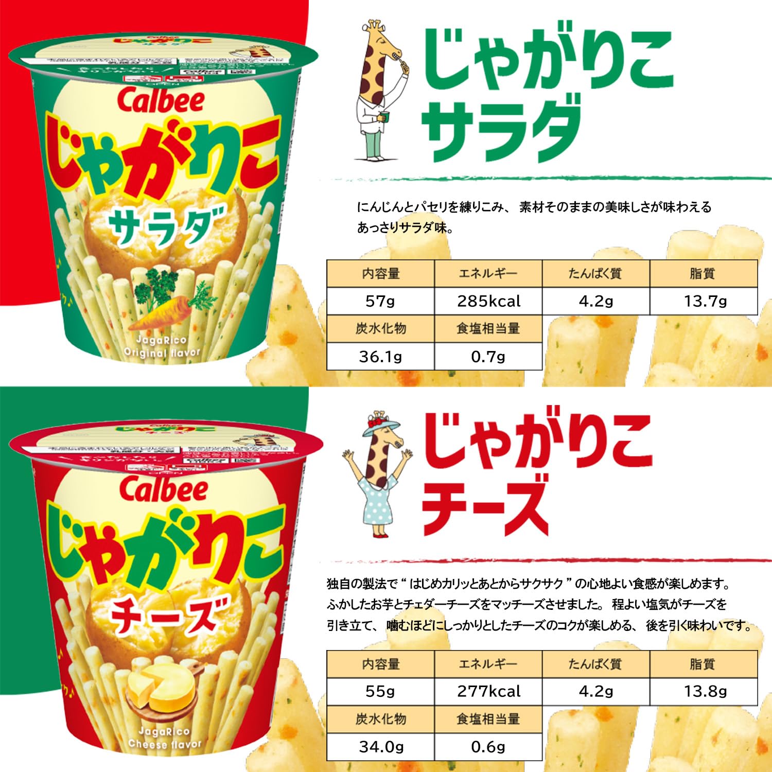 Amazon.co.jp: カルビー じゃがりこ 6種 計12個 詰め合わせ アソート