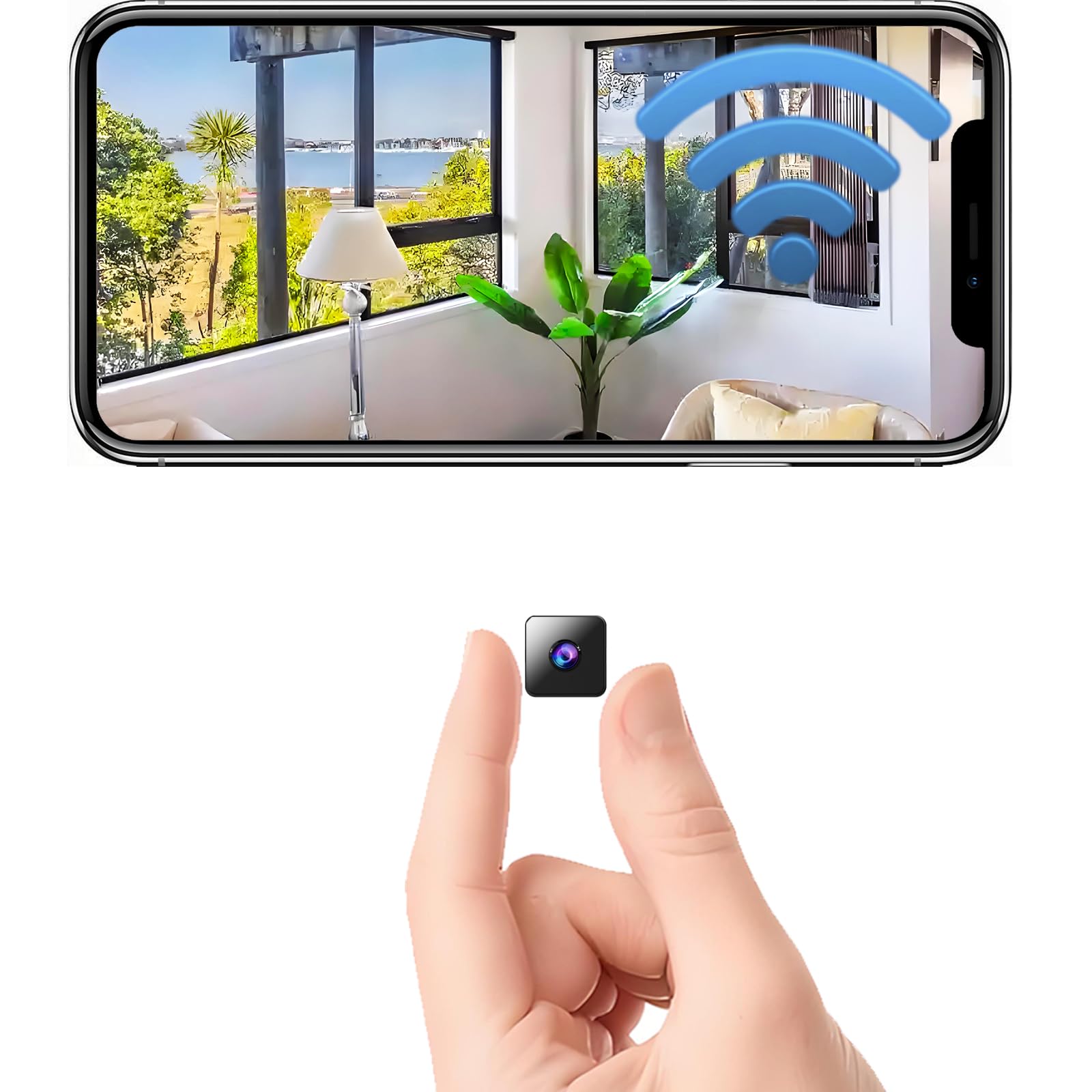 Photo 1 of 2026 Mini Wireless Security Camera 960P HD Small Magnetic Home WiFi Micro Camera Nanny Cam with Motion Detection Cloud & SD Storage Night Vision Tiny Cameras Wide Angle for Home Baby Office Indoor
