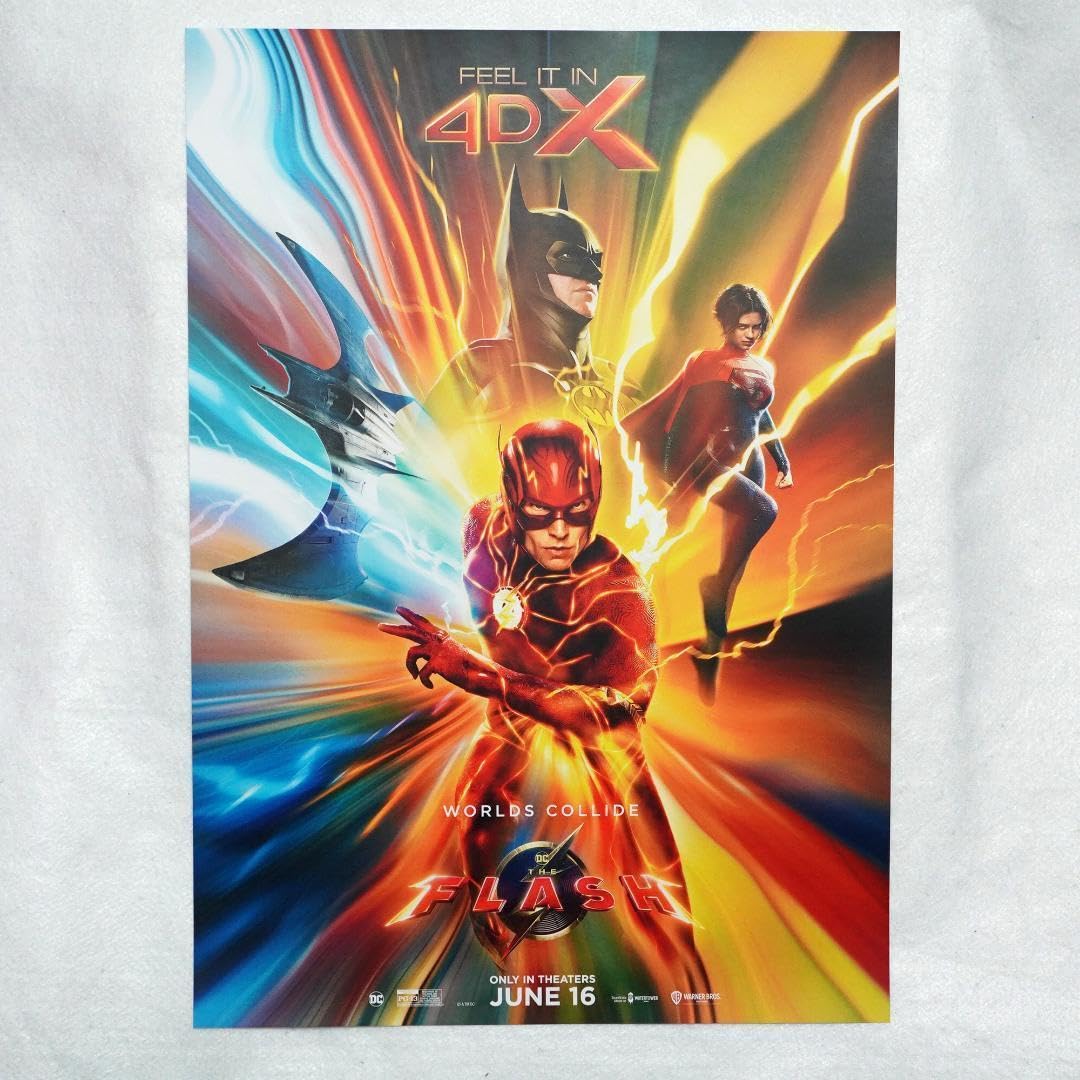 フラッシュ　DC 劇場　A3 ポスター Amazon.co.jp: ザフラッシュ メインポスター 4DX版 A3 ポスター
