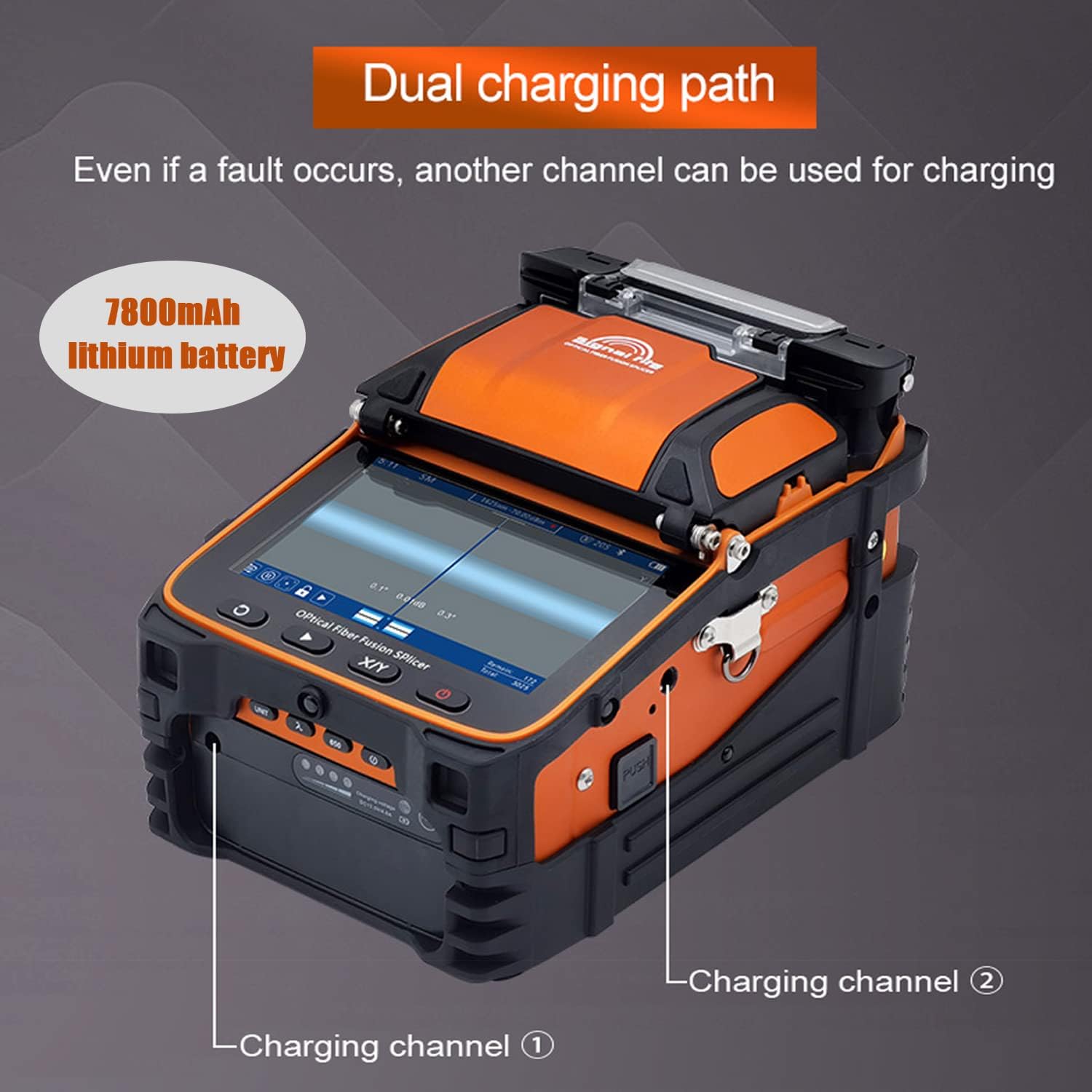 Signal fire New Model AI-9 Fusion Splicing Six Motor Core Alignment Fiber Fusion Splicer Automatic FTTH Fiber Optical Welding Splicing 5S Heating 15S - Image 5