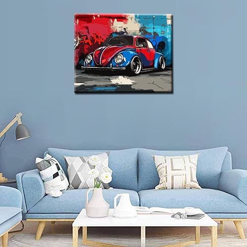 Miniatura 10 de Pintura por números para adultos y niños, pintura de motocross por números, pintura acrílica por números, kit de pintura acrílica por números