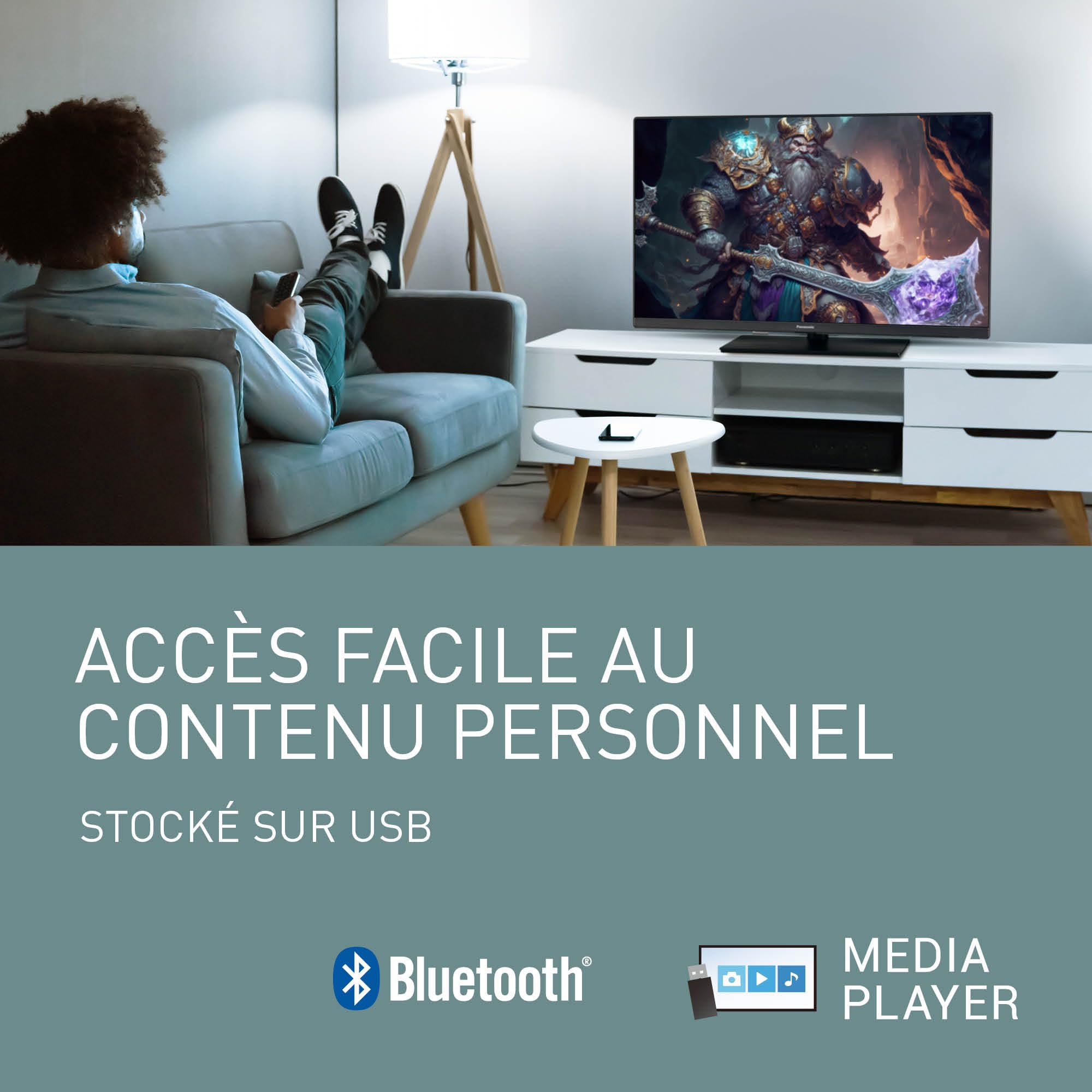 Panasonic TV-32S50AEZC, 32 Pouces HD LED Smart TV, Fire TV | HD Colour Engine, HDR, Contrôle Vocal Alexa, Mode Jeu, Lecteur Média, Téléviseur Intelligent, Série S50