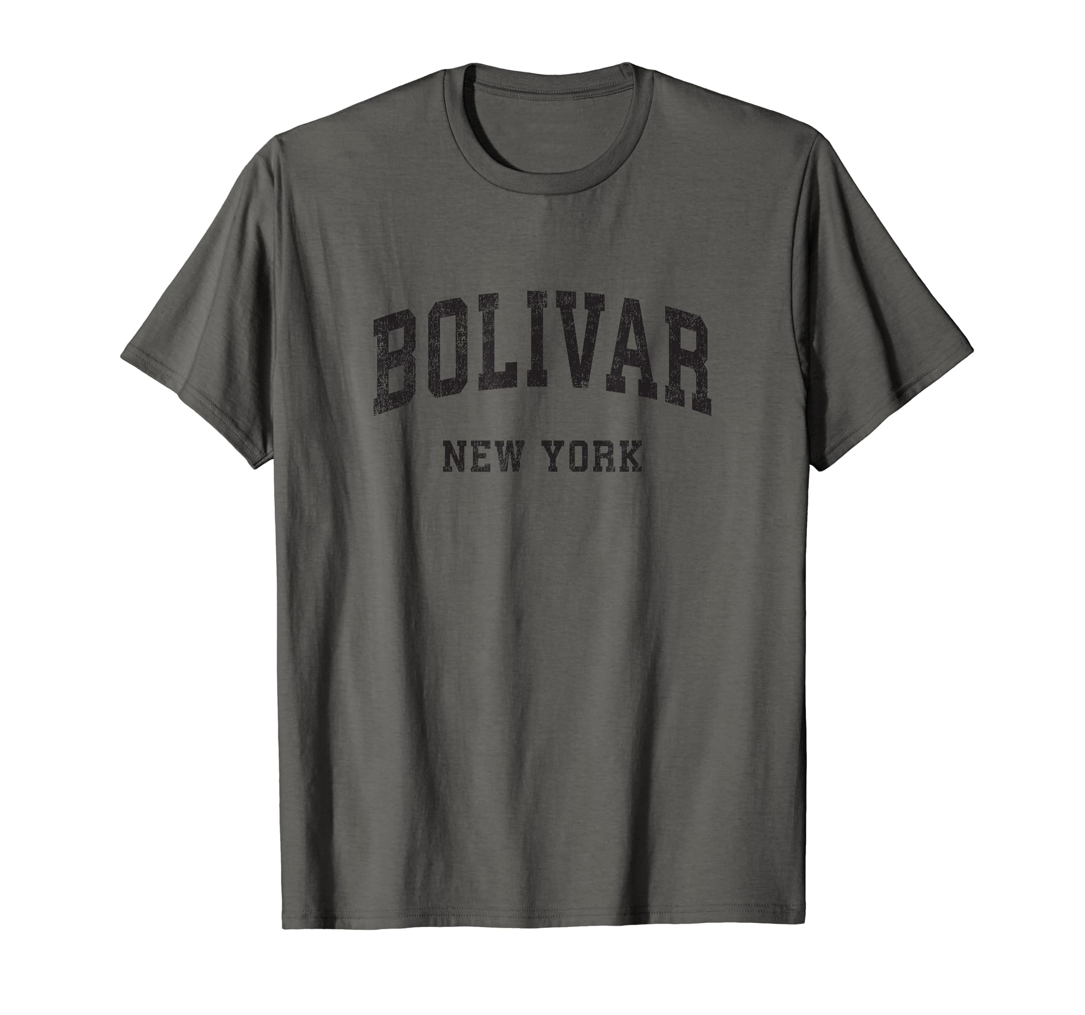 Bolivar New York NY Vintage Athletic Sports Design T-Shirt