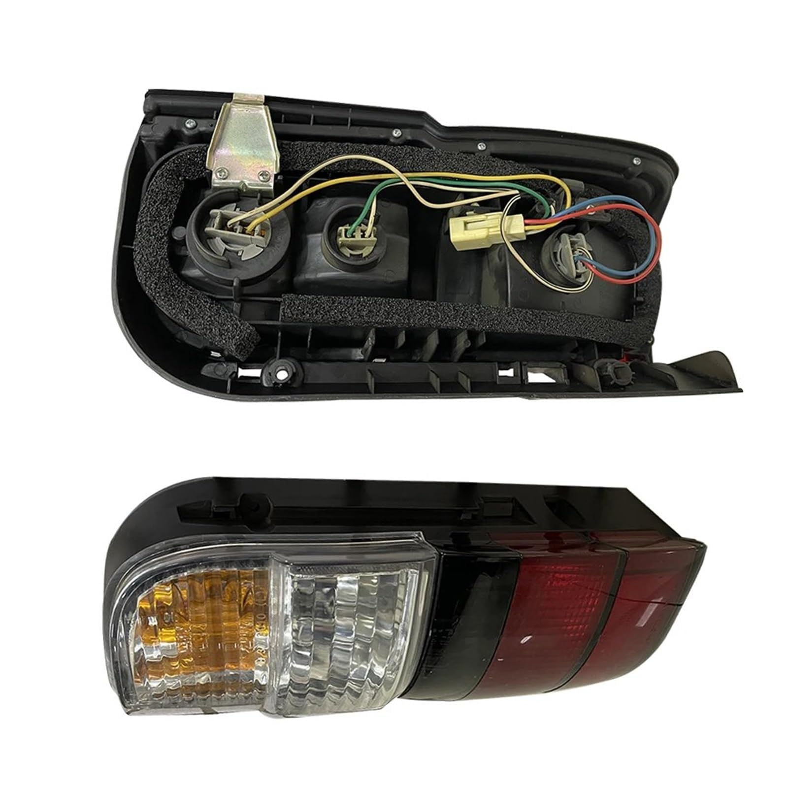 LUISAS Luci Posteriori Auto per Toyota Hiace KZH106W dal 2000 al 2005,Auto Posteriore Inferiore Paraurti Luce Freno Retromarcia Lampada Coda Luce Retromarcia