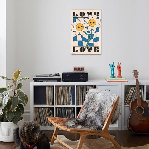 Miniatura 4 de Trends International Smile Face - Love Flowers Canvas Wall Poster