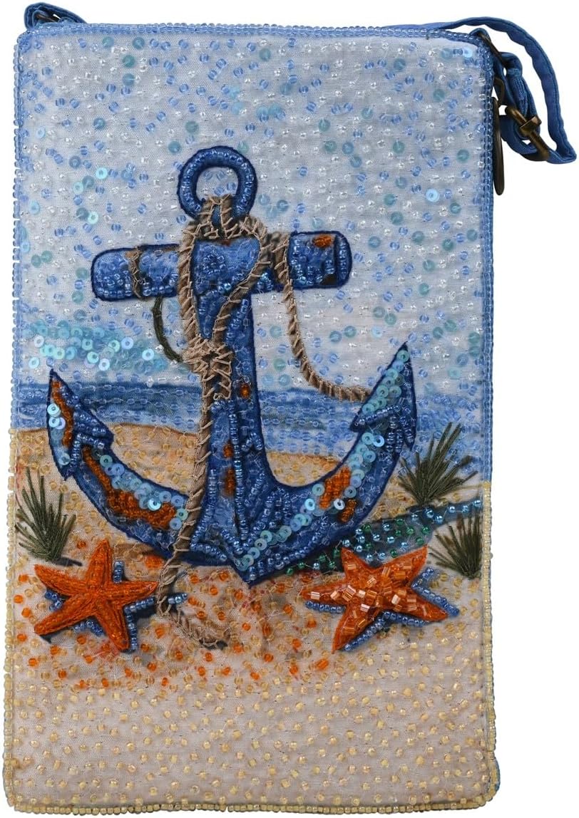 Bamboo Trading Ocean Anchor Club Bag, 7.5-Inch, Multicolor