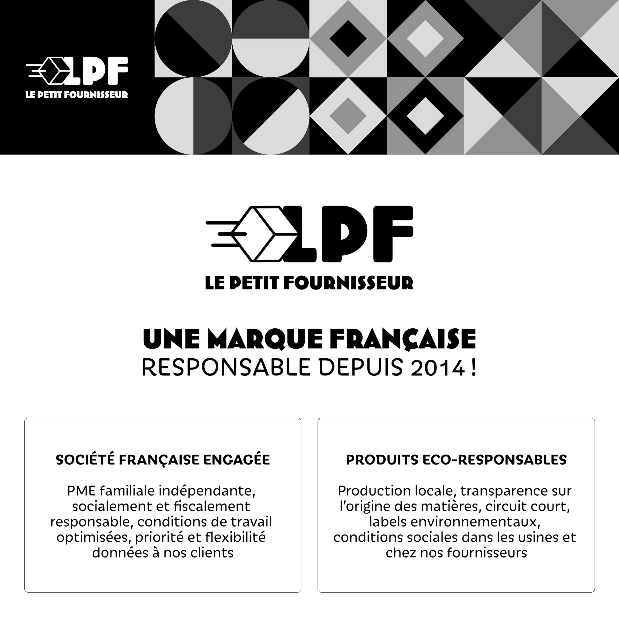 LPF LE PETIT FOURNISSEUR - Lot de 200 Sacs Poubelle 50L - Sacs Grand Volume - 100% Recyclable - 35µ - PEBD recyclé - Qualité Professionnelle - Haute Résistance poids et objets coupants - Couleur Noir