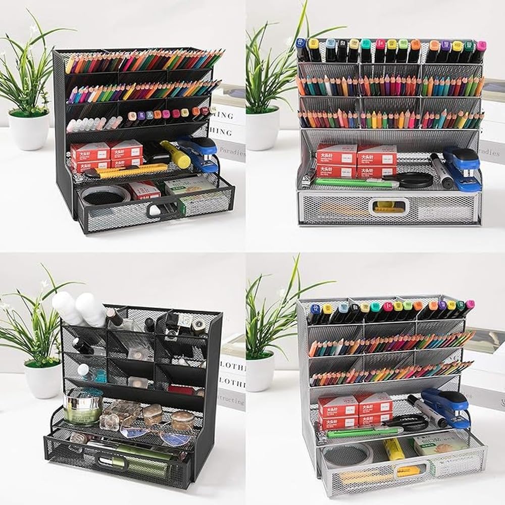 Organizador de carpetas para accesorios de escritorio y organizador
