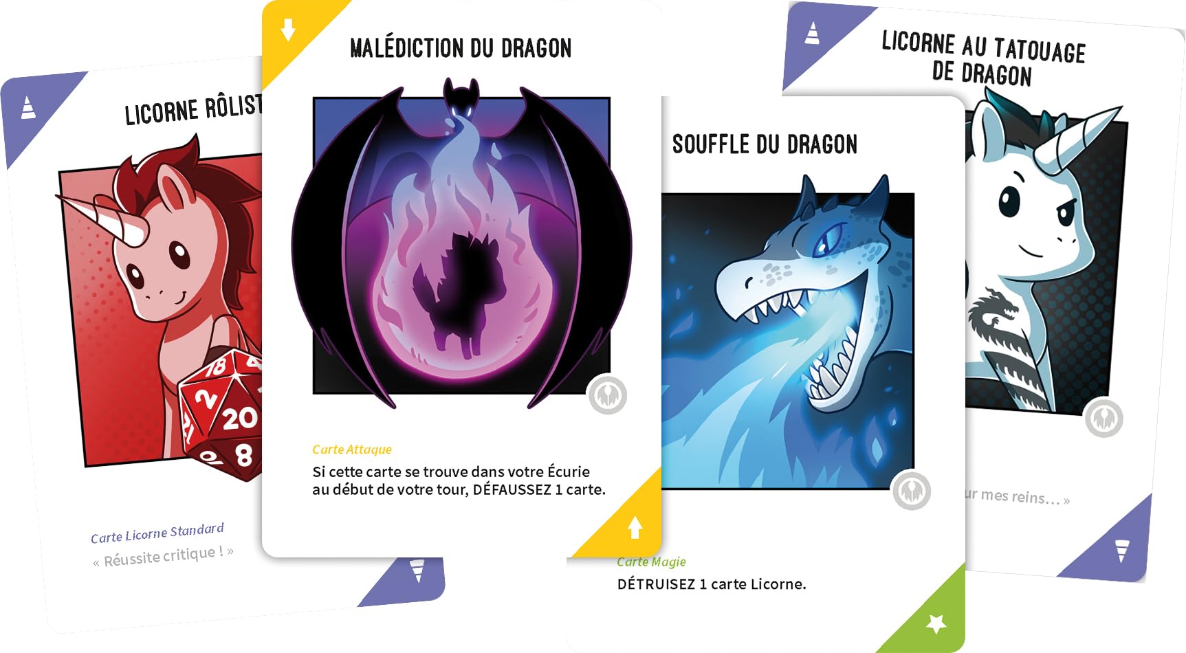 Asmodee Unstable Unicorn - Dragons Expansion, Medium, Multicoloured, moyen - Image 3