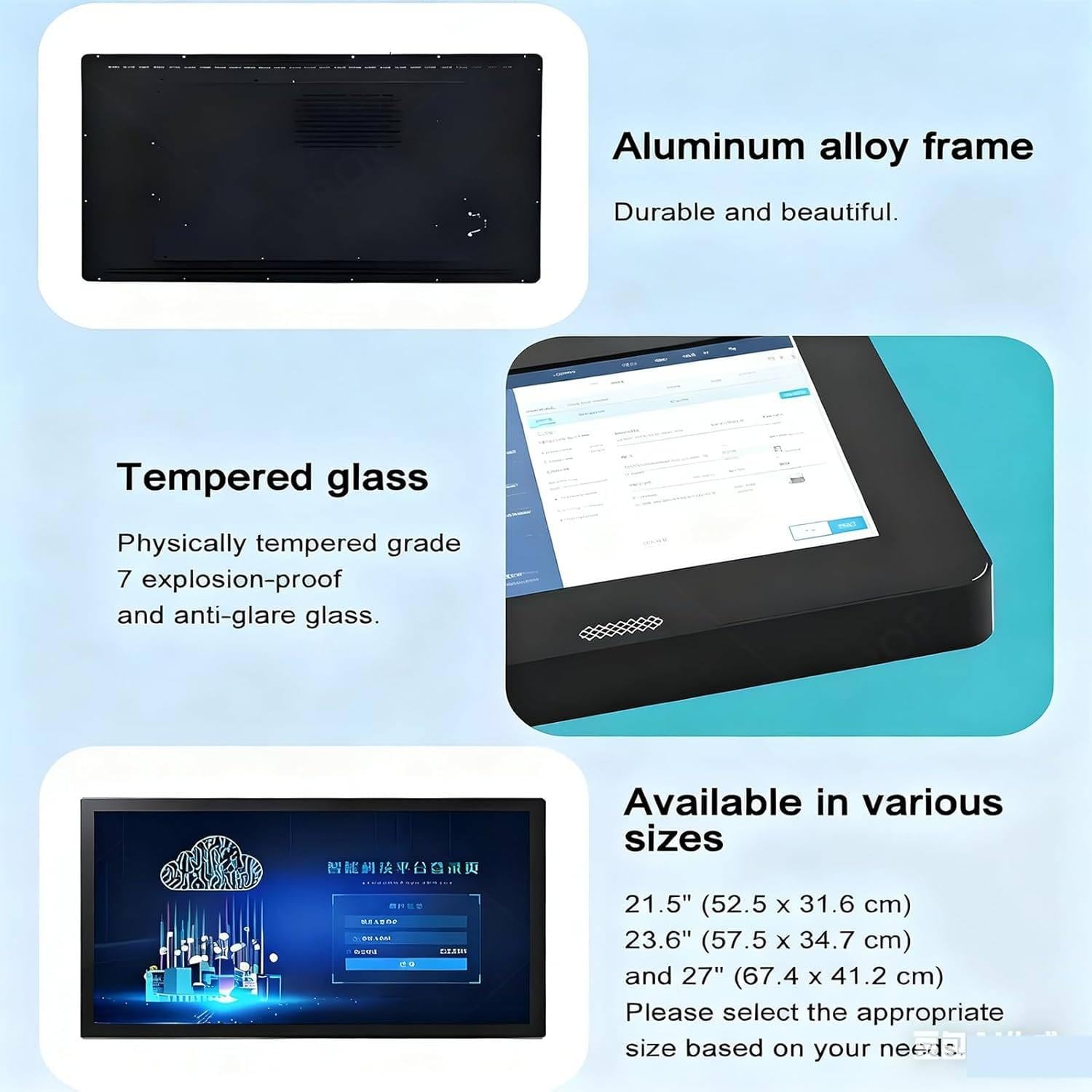 Lettore multimediale per segnaletica digitale con connettività HDMI, USB e WiFi per TV e monitor, con riproduzione automatica e commutazione orientamento schermo