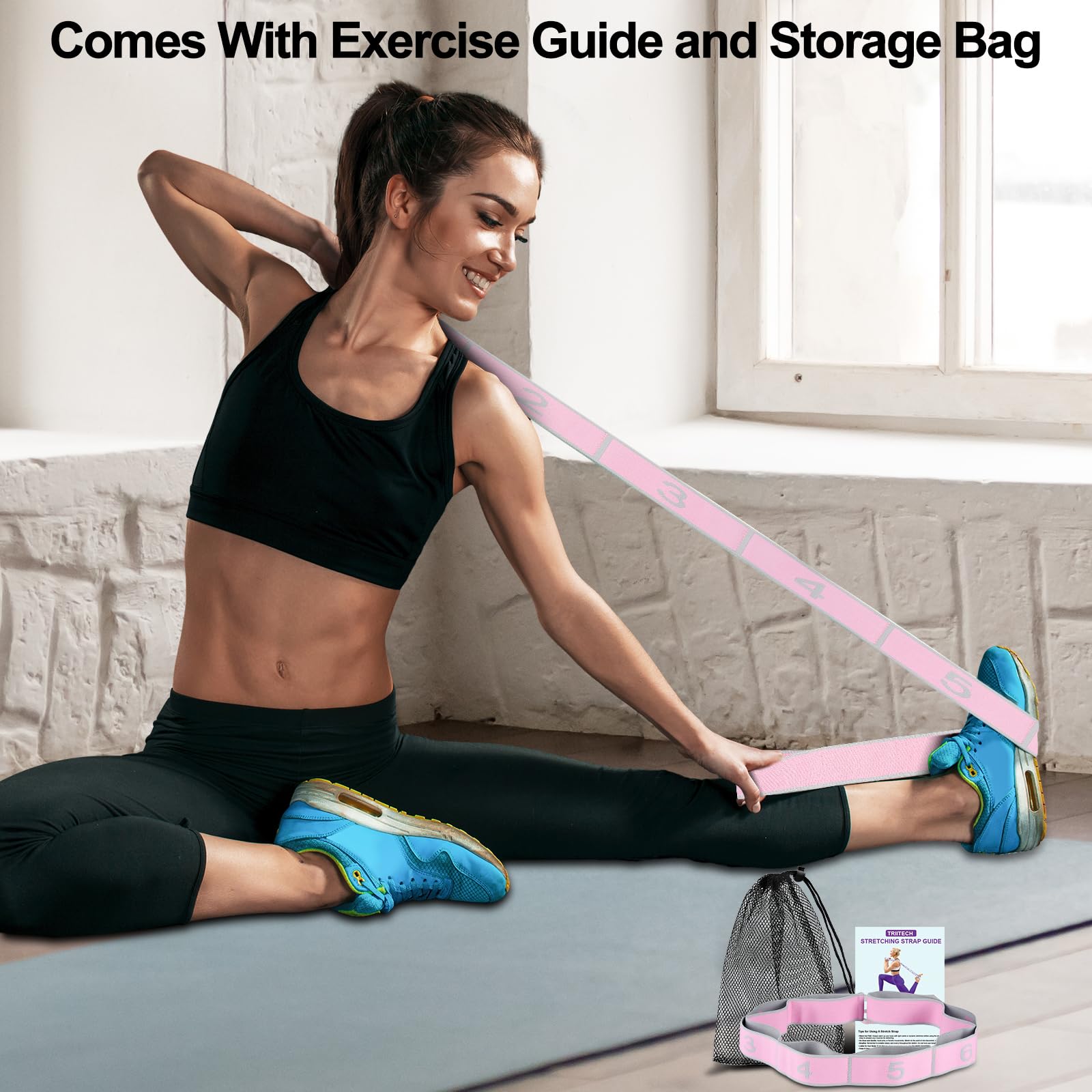 Gymnastics Stretch Band, elastico danza yoga stretching band per allenatore in allenamento di ginnastica, yoga, latino
