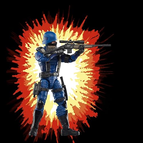 Miniatura 9 de G.I. Joe Classified Series Retro Cardback Cobra Trooper, figura de acción coleccionable de 6 pulgadas con 9 accesorios