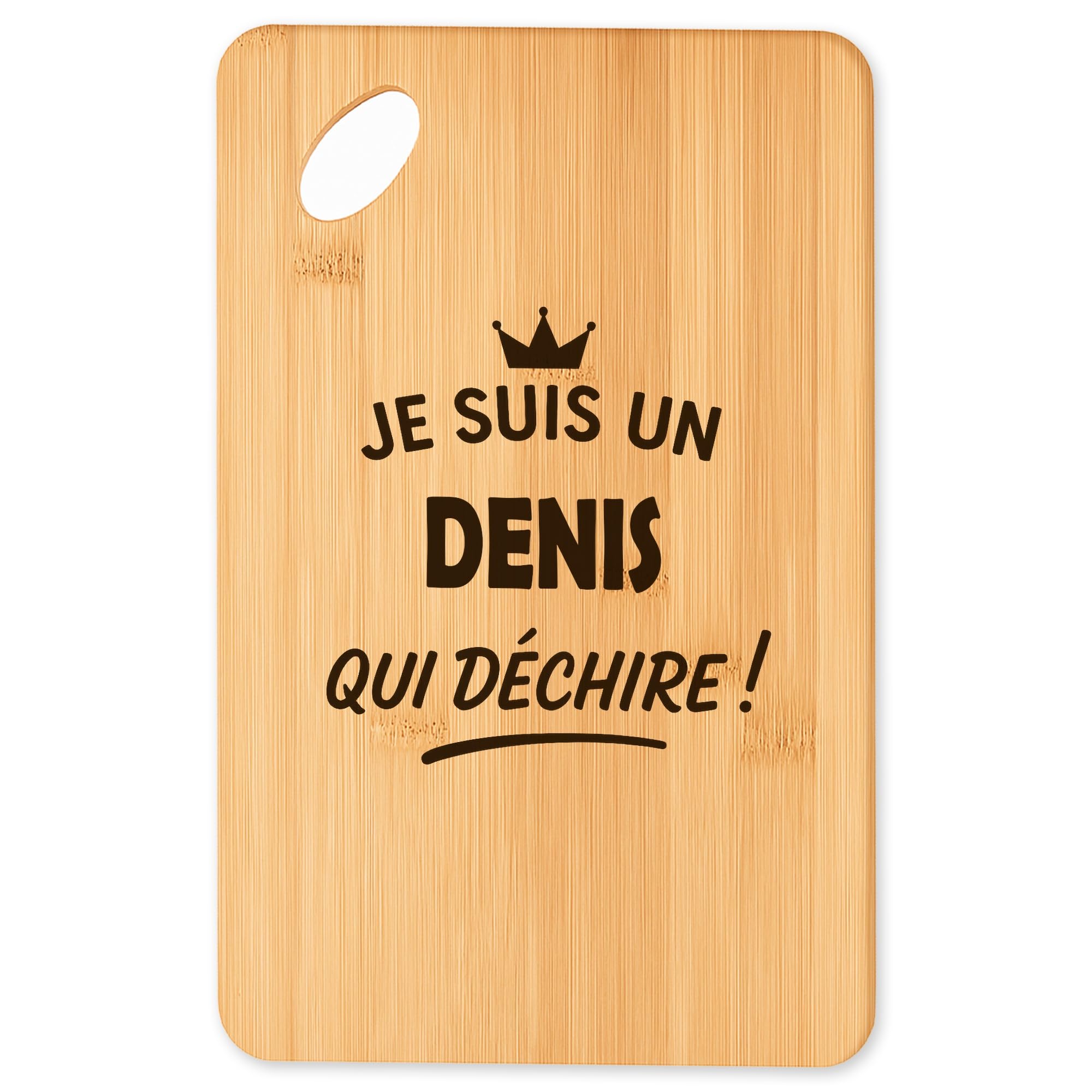 Planche à découper en bambou haut de gamme Denis pour cuisine et grillades