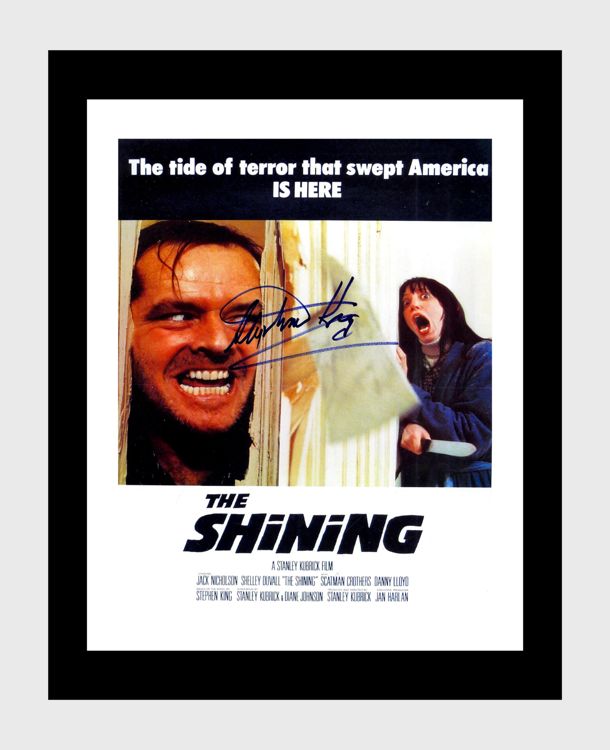 The Shining & 2001:ほか 輸入ポスター5枚セット Amazon.com: Framed Stephen King - The Shining - Autograph Promo