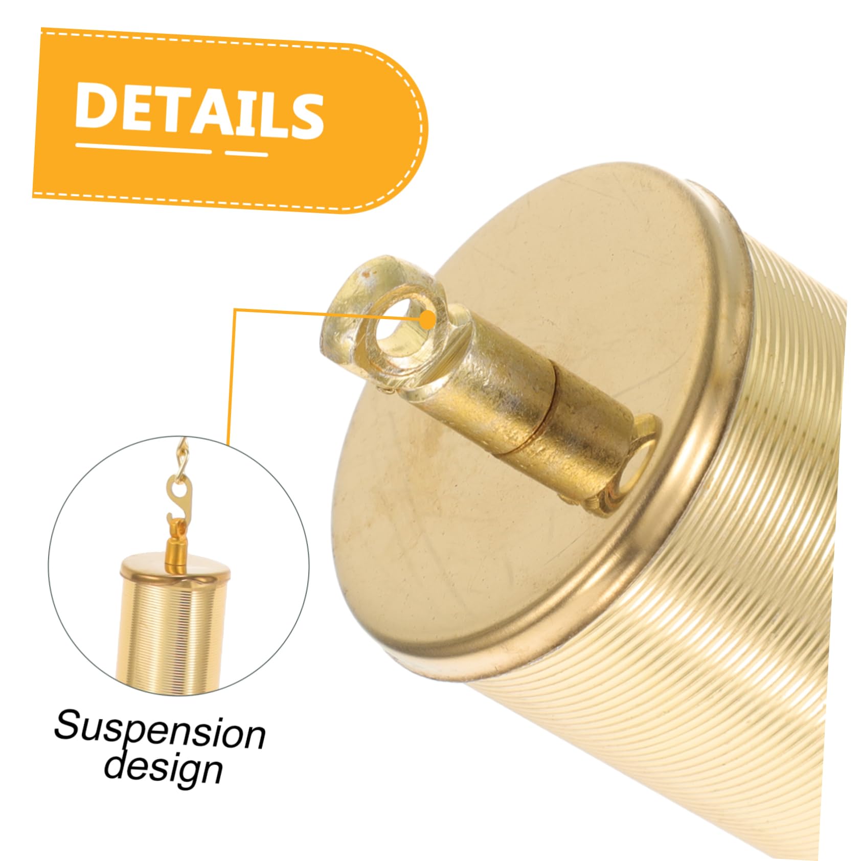 BUTIFULSIC Classic Iron Floor Clock Weight Decorative Wall Clock Mechanism Part for Home