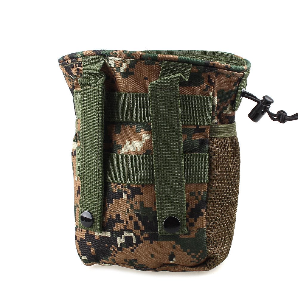 DLP Tactical MOLLE Multipurpose Tool/NVG/Magazine Dump Pouch/Chalk Bag (Digital Woodland)