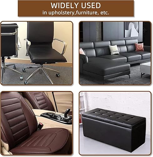 Miniatura 4 de CHEIGHY Parche de reparación de cuero para sofás, kit de cinta de reparación de cuero autoadhesiva para muebles, sofás, asientos de automóvil,