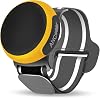 ANCwear Wearable Bluetooth Speaker Wireless,Wrist Watch Speaker with Microphone, White Noise Machine (17 Sounds), Water-Resistant, Portable Speaker for Running,Hiking,Outdoor Sports(Yellow)