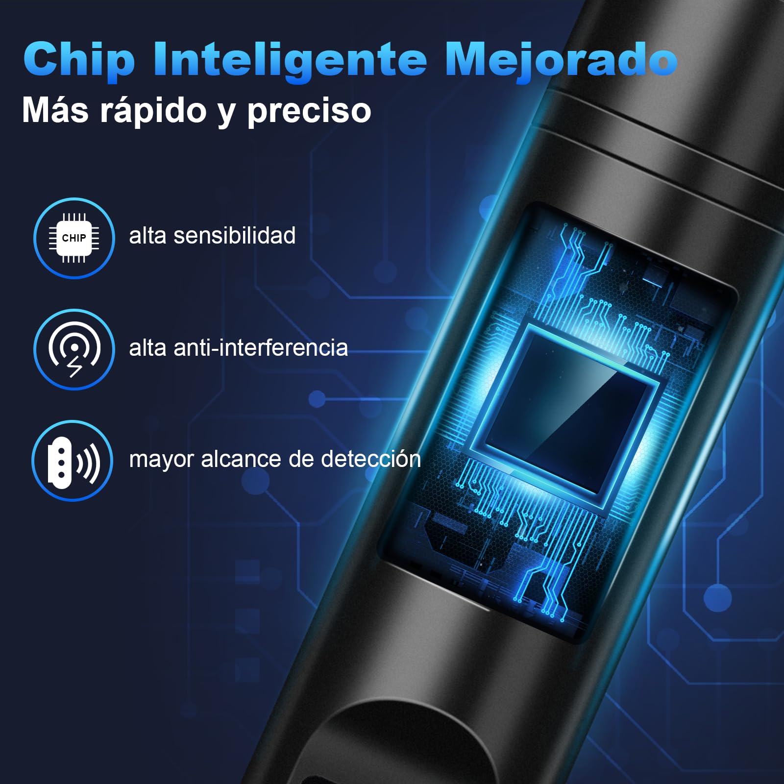 Detector de Camaras Microfonos Ocultos, Detector de Cámara Antiespía Detector de Rastreador GPS, RF Inalámbrico Detector para Automóvil, Oficina, Hotel