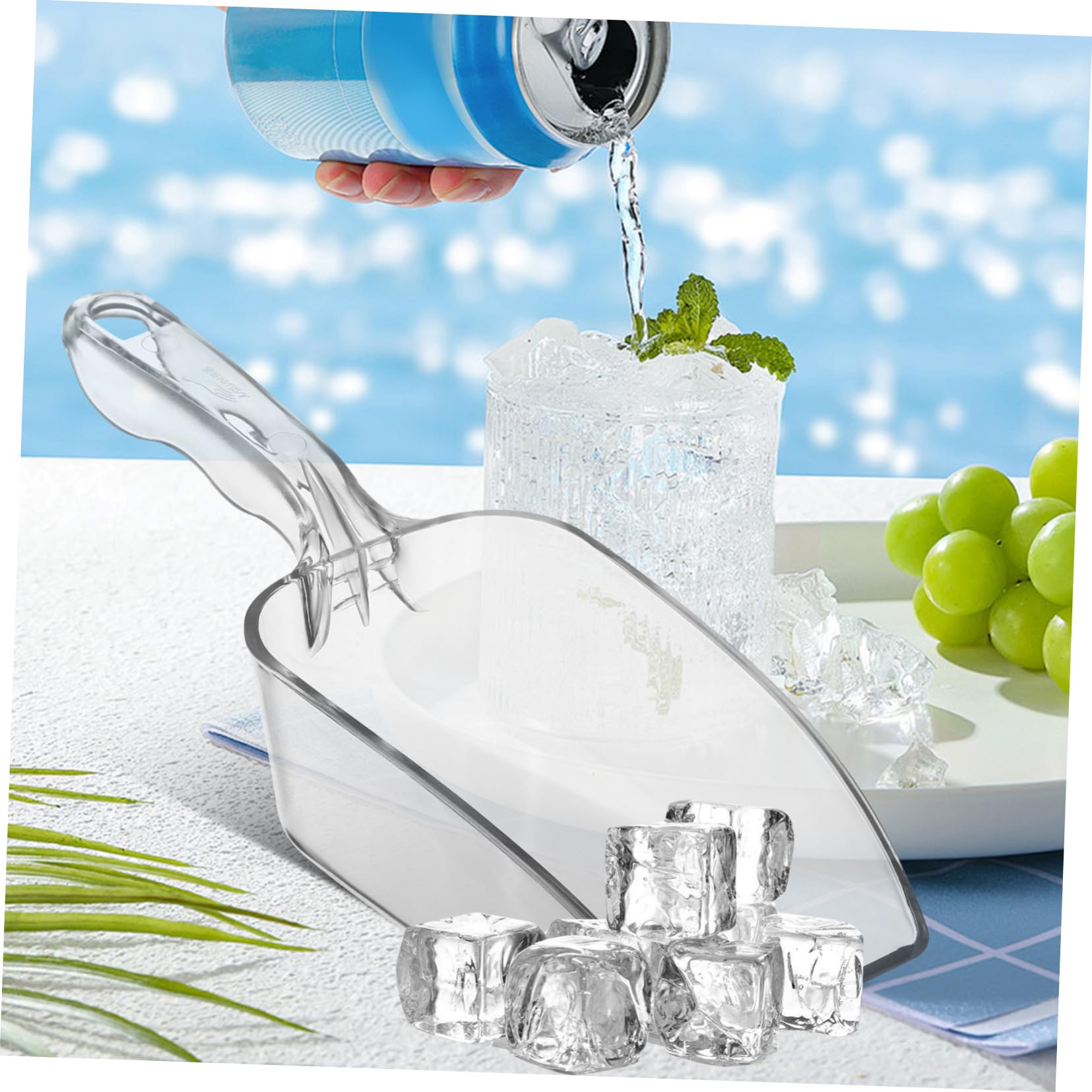 Amosfun 10 Stk Eislöffel Süßigkeiten Kugeln Küchenschaufel Werkzeug Eisschaufeln Für Die Bar Eisschaufel Für Eismaschine Food-scooper Küchenschaufeln Salzschaufel Plastik Wiederverwendbar