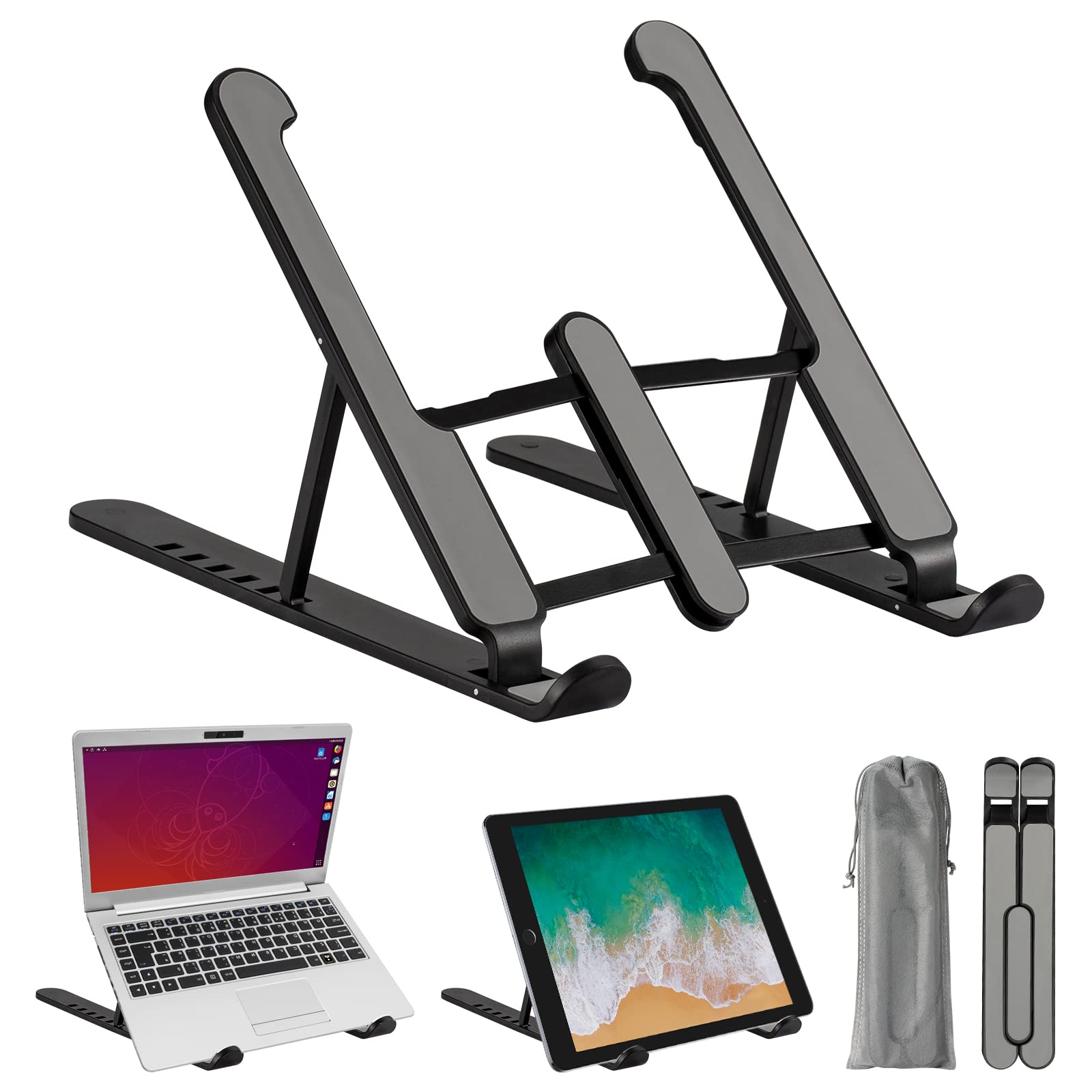 Buy WIFUN Laptop Holder for Desk, 6 Levels of Height Adjustable
