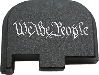 BASTION Laser Engraved Butt Plate, Rear Slide Cover Back Plate for Glock G43, G43X, and G48 9mm ONLY