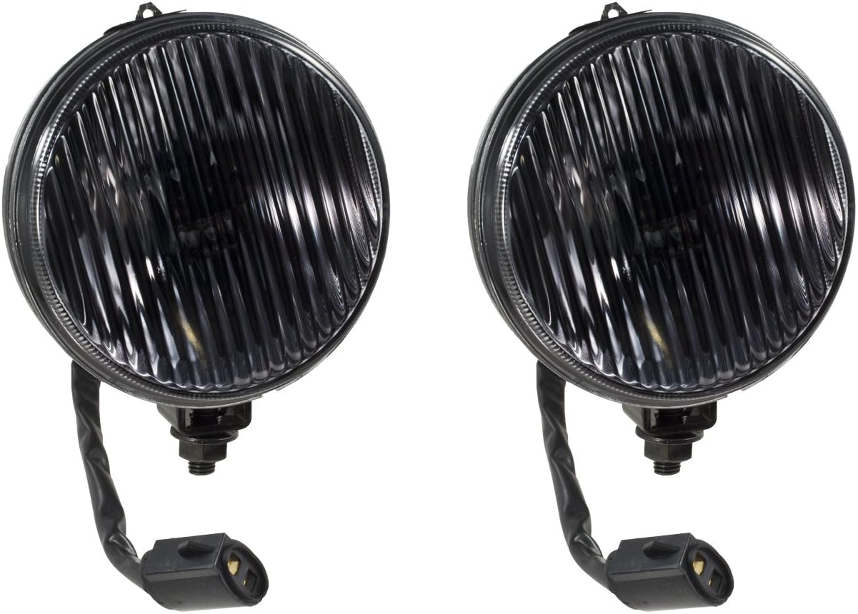 1987-1993 Mustang GT or Cobra Complete Smoked Fog Lights and H3 Bulbs