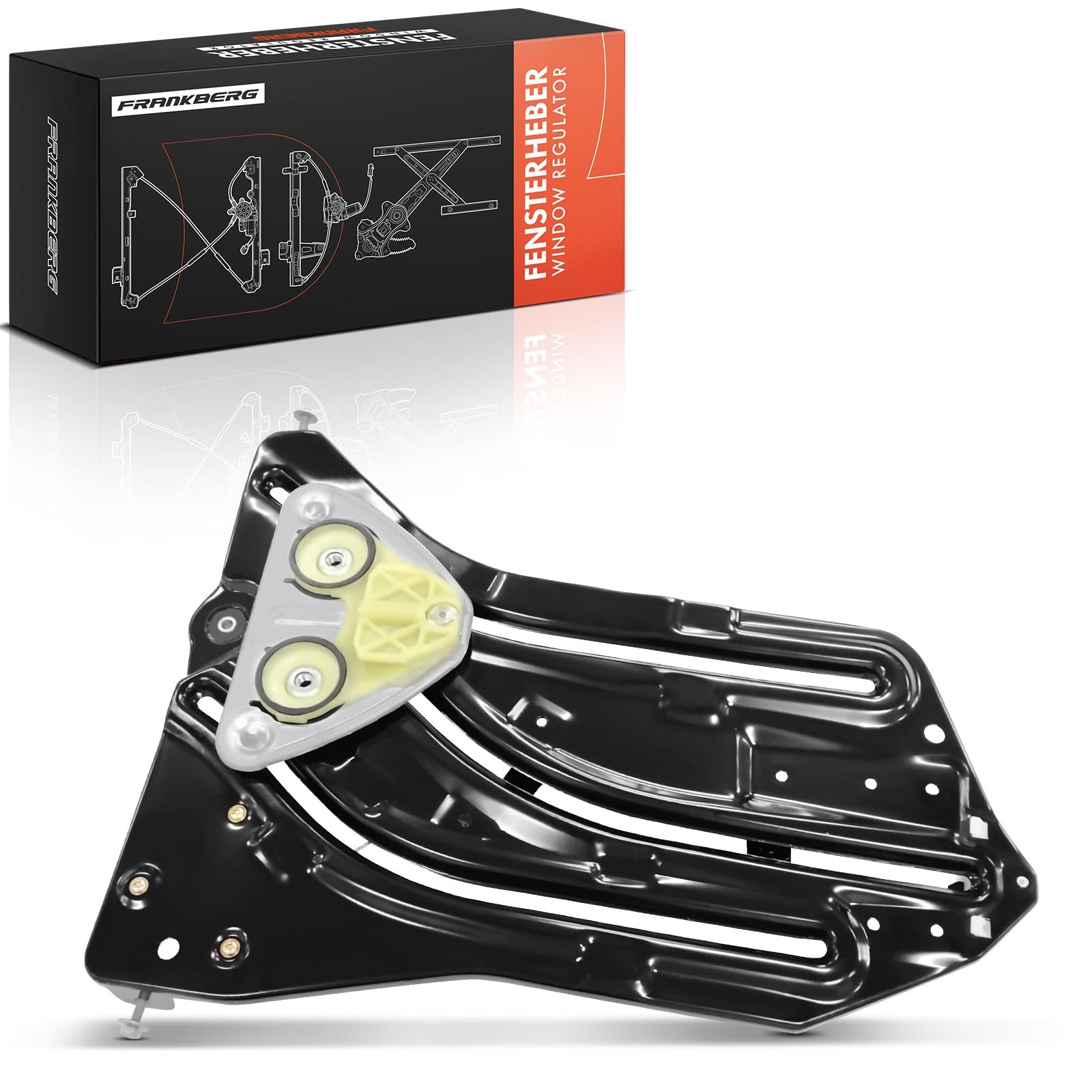Frankberg Elevalunas Mecanismo elevalunas Eléctrico sin Motor Trasero derecho Sin placa 2-Puerta Compatible con Min.i cabrio R57 Min.i cabrio R52 Replace# 51377111018