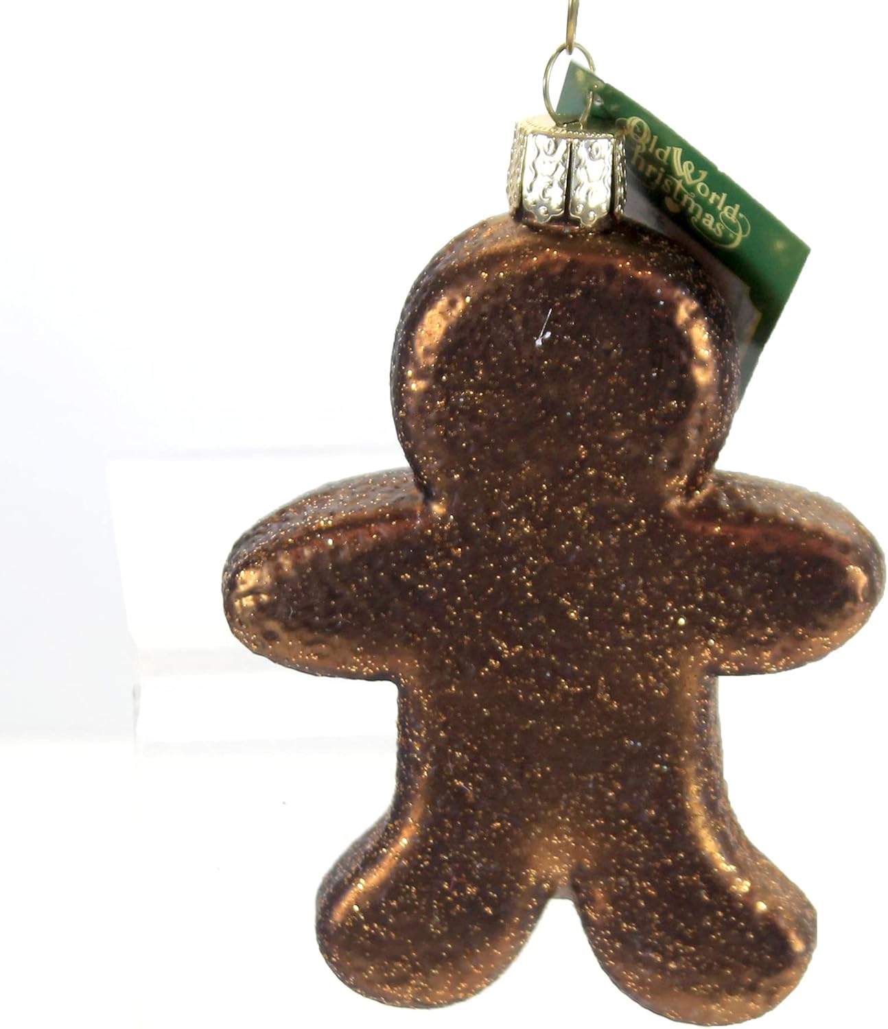 Old World Christmas Gingerman Glass Blown Ornament for Christmas Tree, Handcrafted Holiday Decoration, Gingerbread Collection - Image 2