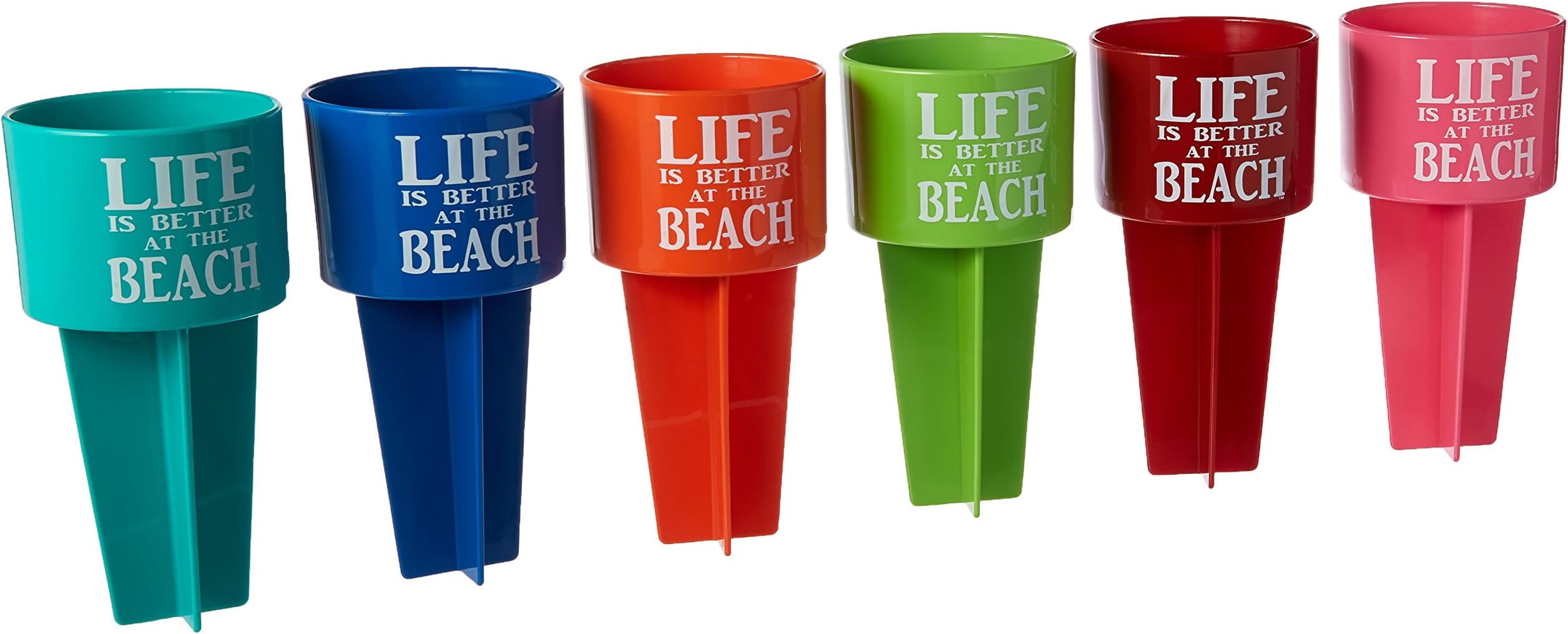 SPIKER Lifestyle Holder, Life is Better at The Beach, 12-Pack
