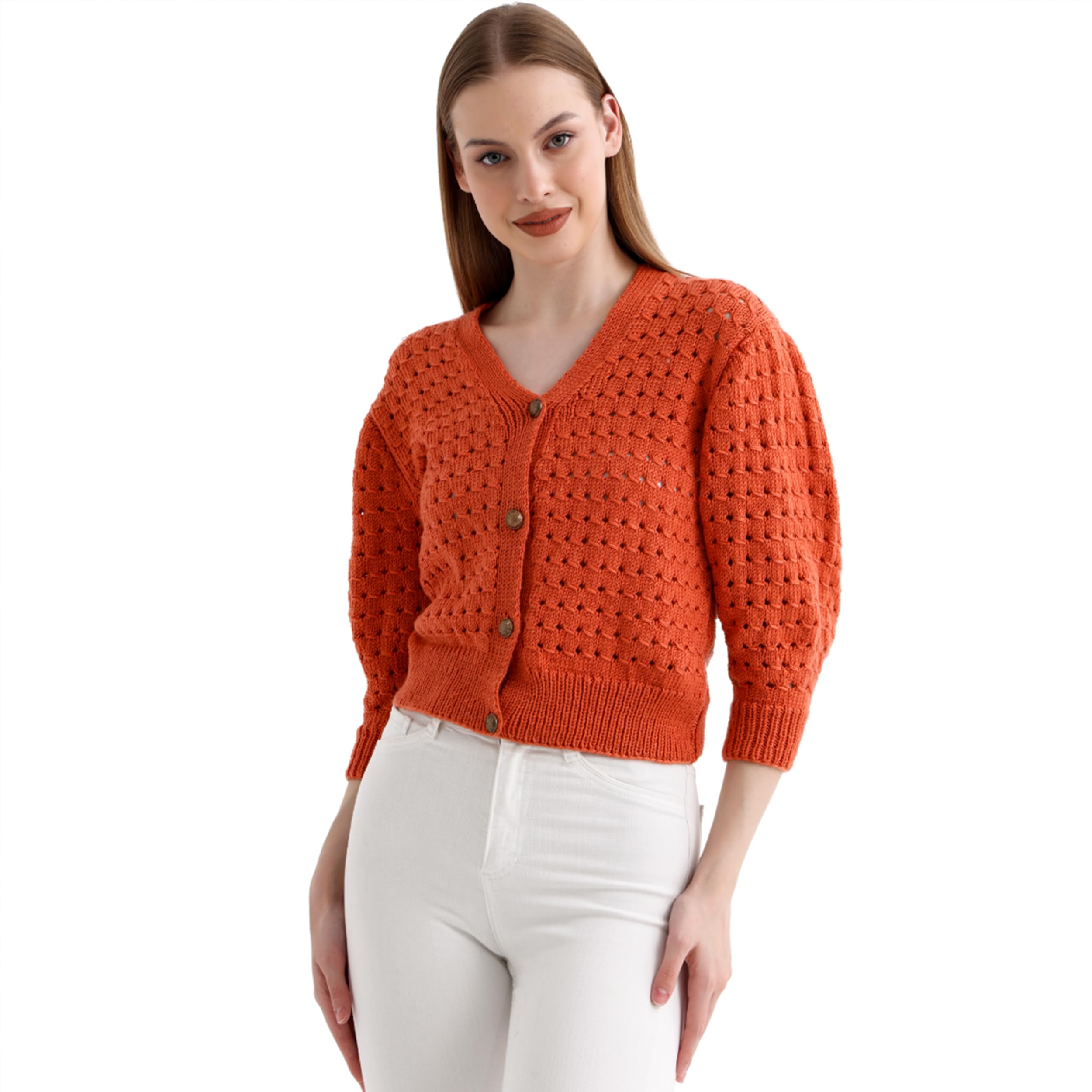 Estako DailyKnit-DK - Confezione da 4 matasse di filato acrilico anti-pelucchi, morbido DK leggero #3, 4 x 99,79 g, 4 x 273 m, per lavoro a maglia e uncinetto (80047 - verde wasabi)