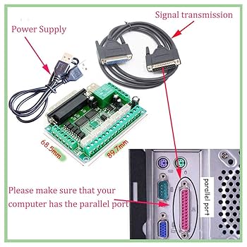 Amazon.com: KOOBOOK 1Pcs 5 Axis CNC Breakout Board Mach3