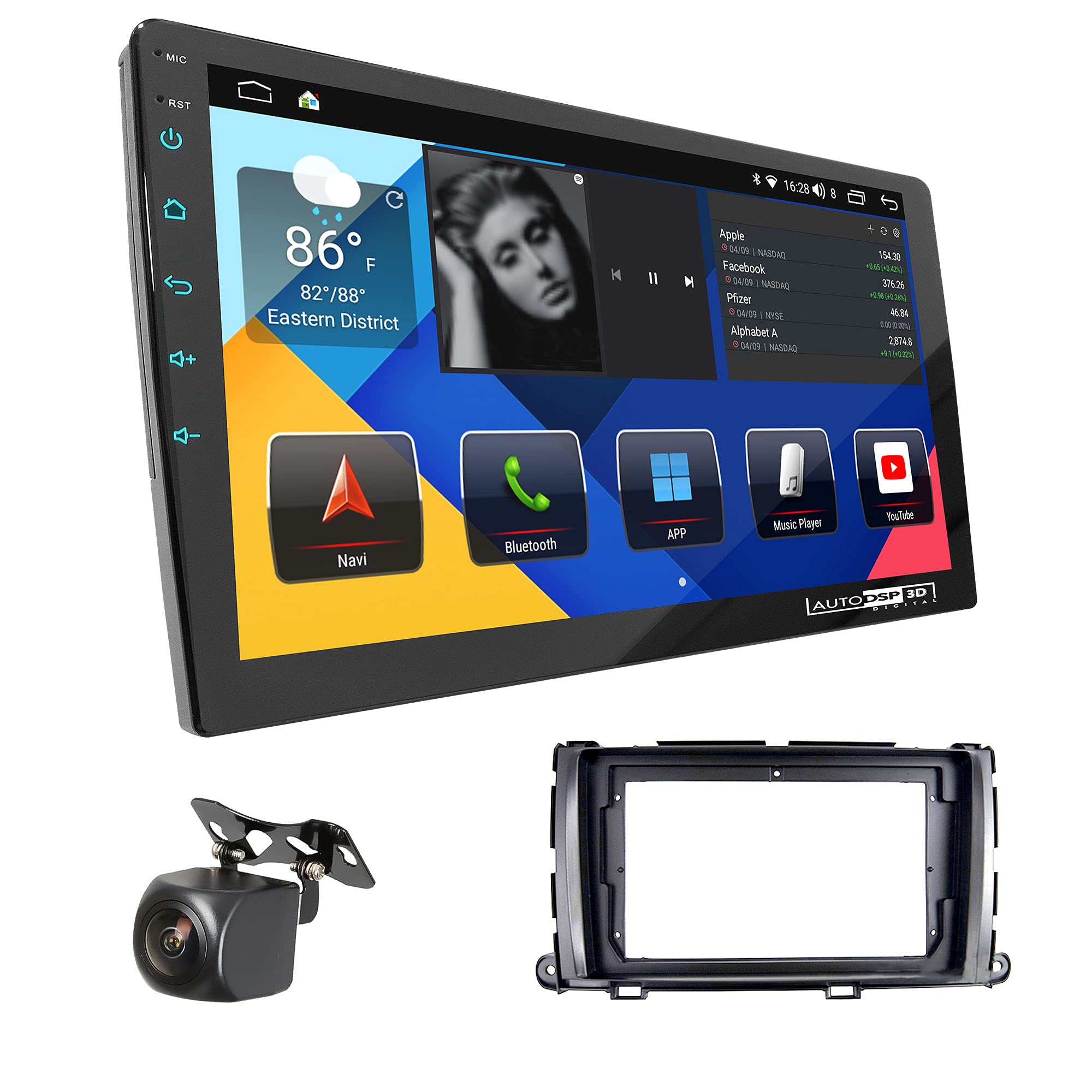 UGAR Compatible for TOYOTA Sienna 2010-2014 9 Inch Android DSP 4GB+64GB Car Radio DAB+ HD Full Touch Screen GPS Navigation