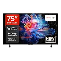 TCL 75V6C TV 75'' 4K UHD Smart LED TV, 4K HDR