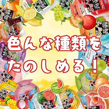 Amazon.co.jp: オリヒロ ぷるんと 蒟蒻ゼリー 2000g 11種 お徳用 大