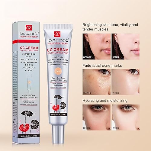 Miniatura 3 de Hydrating CC Cream Foundation with Centella Asiatica - Prebase multiusos premaquillaje hidratante corrector facial protector solar cobertura