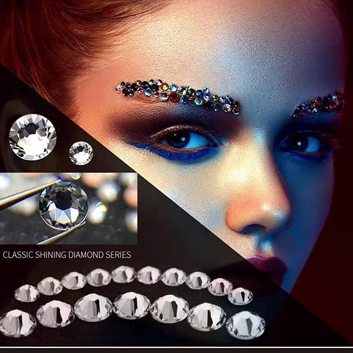 shering Rhinestones (Multi-Coloured, ss20-720pcs)