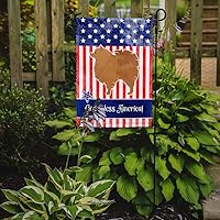 Vista 966 de Caroline's Treasures BB4243GF Bandera de jardín con texto en inglés «Merry Christmas» con texto en inglés «Merry Christmas», bandera decorativa