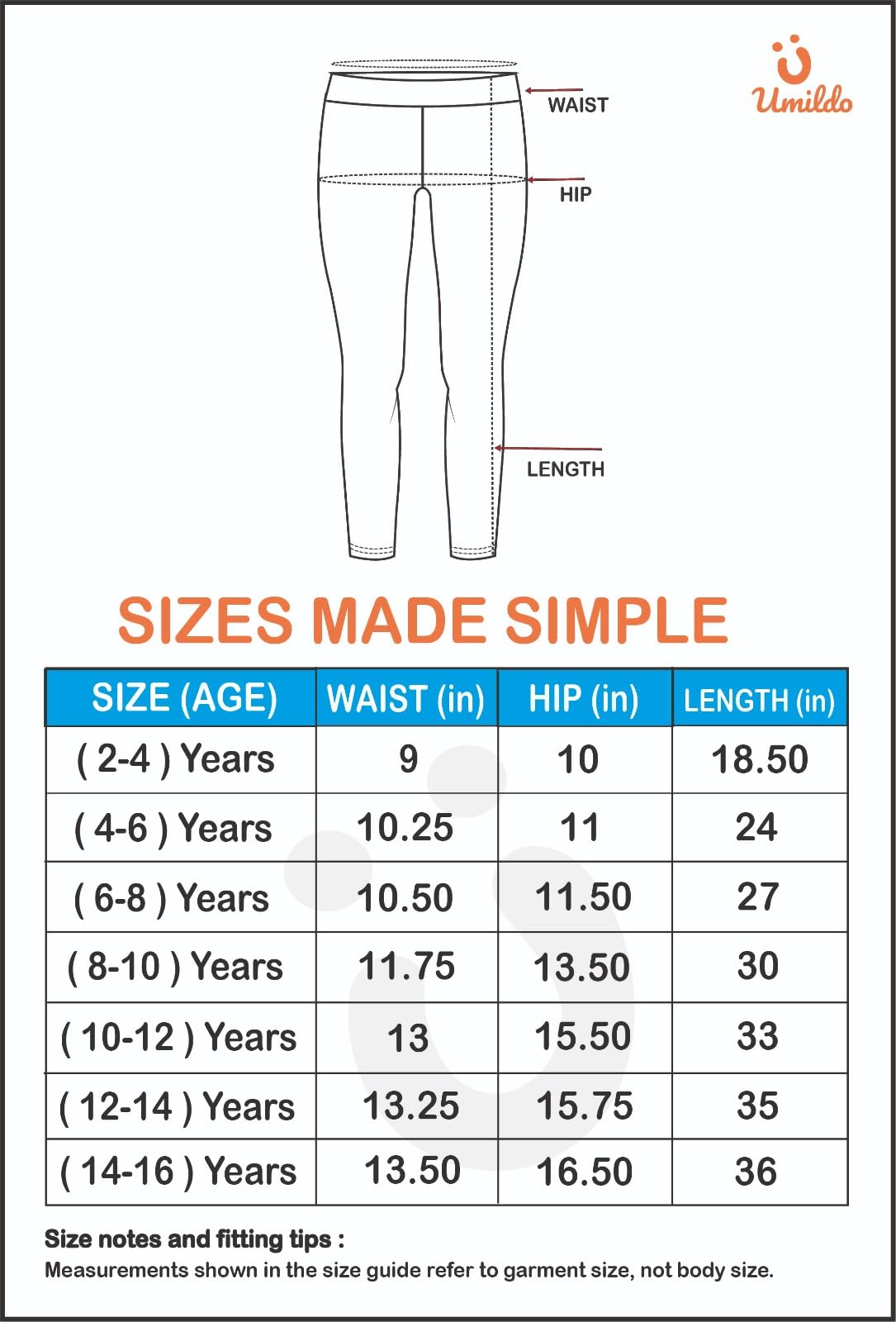 UMILDO Girls Printed Sports Leggings – Stretchable & Comfortable Activewear for Gym, Yoga, Running & Everyday Wear | Trendy, High-Waist Leggings for Girls (4 to 14 Years) Red - Image 3 thumbnail