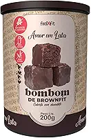 BOMBOM DE BROWNFIT - AMOR EM LATA ZERO AÇÚCAR - 200G - FOOD4FIT (Chocolate)