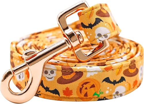 Correa para perro, correa de otoño para perro, correas duraderas para mascotas, correa suave para perros, correa de calabaza de Halloween para