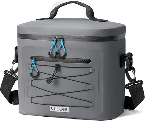 Miniatura 13 de Bolsa enfriadora, 8/16/30 latas de lados suaves, paquete de enfriamiento aislado portátil pequeño, enfriador de almuerzo diario, baúl de hielo a