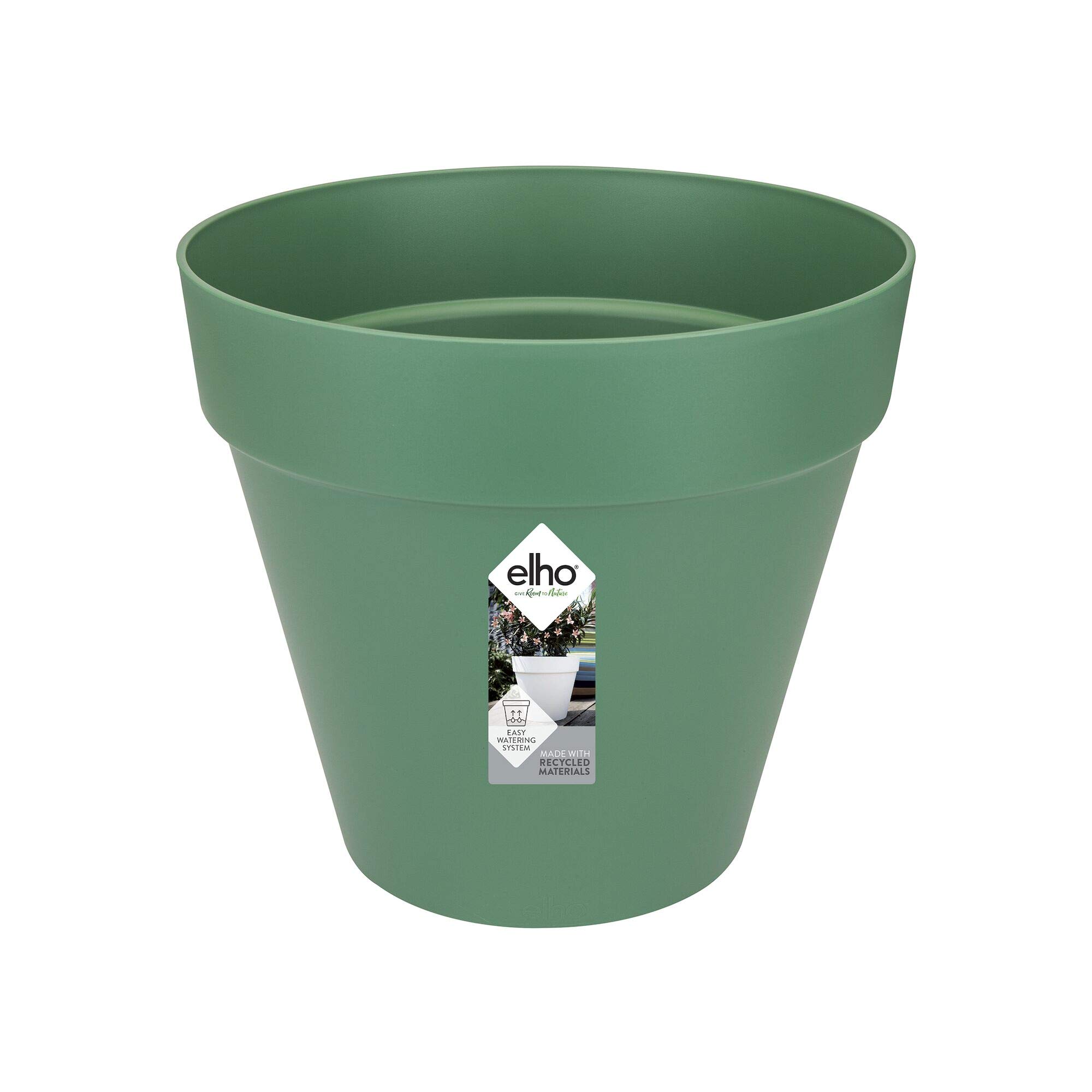 Elho Loft Urban Round 30 - Macetero por Exterior - 100% Plástico Reciclado - Ø 28.5 x H 26.0 cm - Blanco/White — view 26
