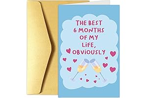 6 Months Anniversary Card: The Perfect Gift to Celebrate 6 Months of Love