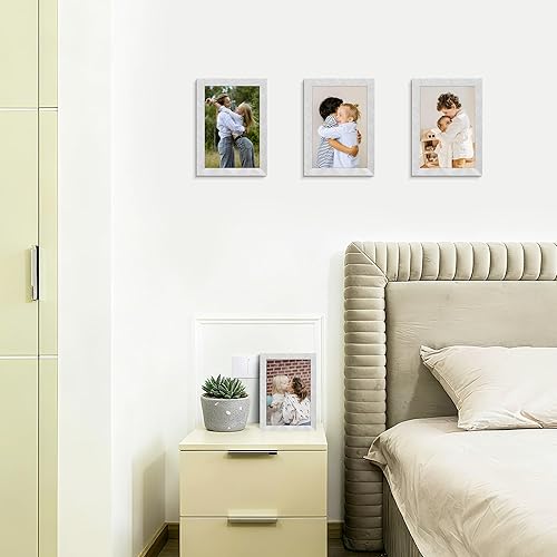 Miniatura 145 de Picrit - Juego de 12 portarretratos de 5 x 7 pulgadas para colgar en la pared o exhibir sobre una mesa, para fotos de 4 x 6 con paspartú o 5 x 7