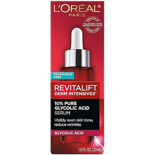 Miniatura 2 de L'Oreal Paris Revitalift - Suero facial de ácido glicólico 10% puro, unifica visiblemente el tono y reduce las arrugas, sin fragancia, 1.0 fl oz