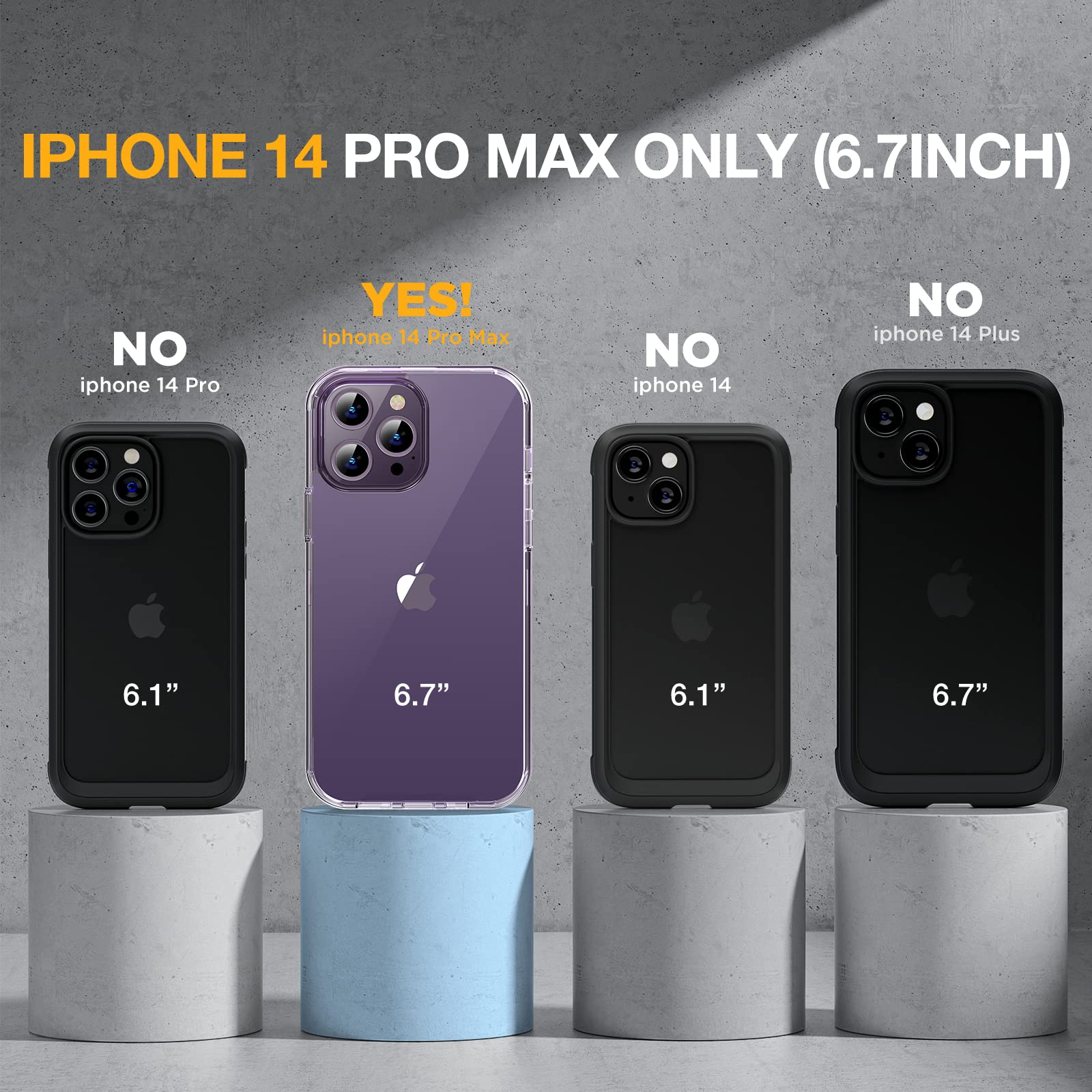 iPhone 14 Pro Max 用 ケース 6.7インチ クリアブラック iPhone 14 Pro Max 用 ケース 6.7インチ クリアブラック Zizo iPhone