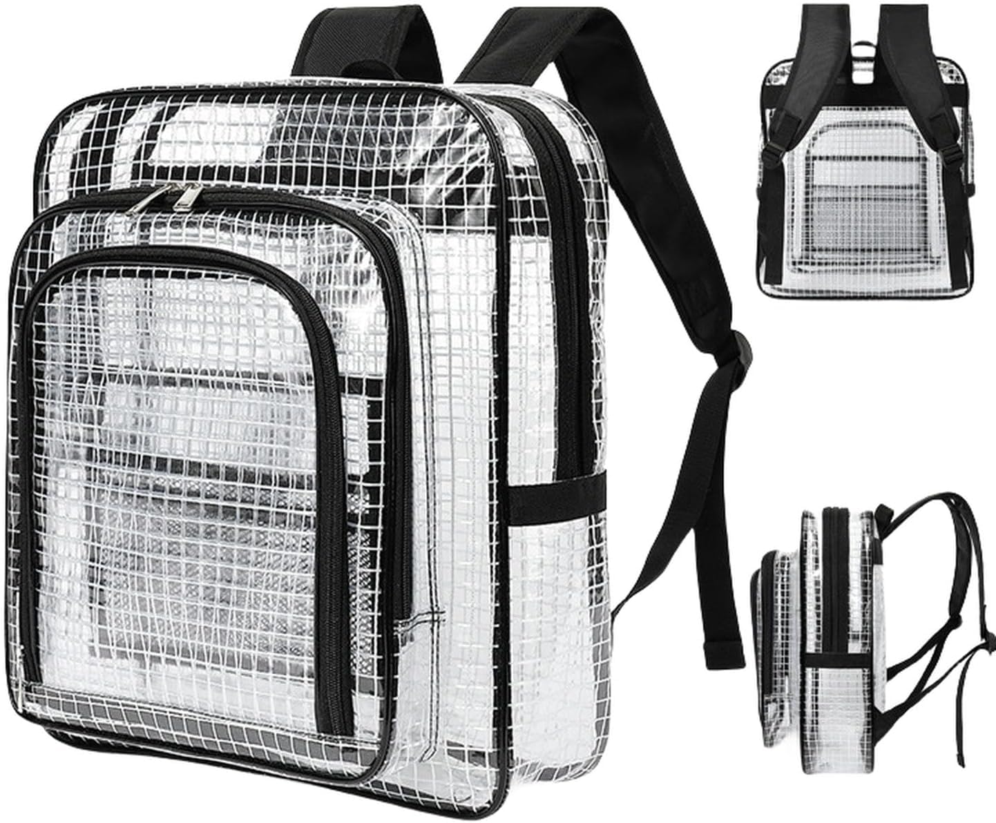 Zaino in rete trasparente, borsa porta attrezzi antistatica e antipolvere, design compatto e leggero, per ingegneri e professionisti