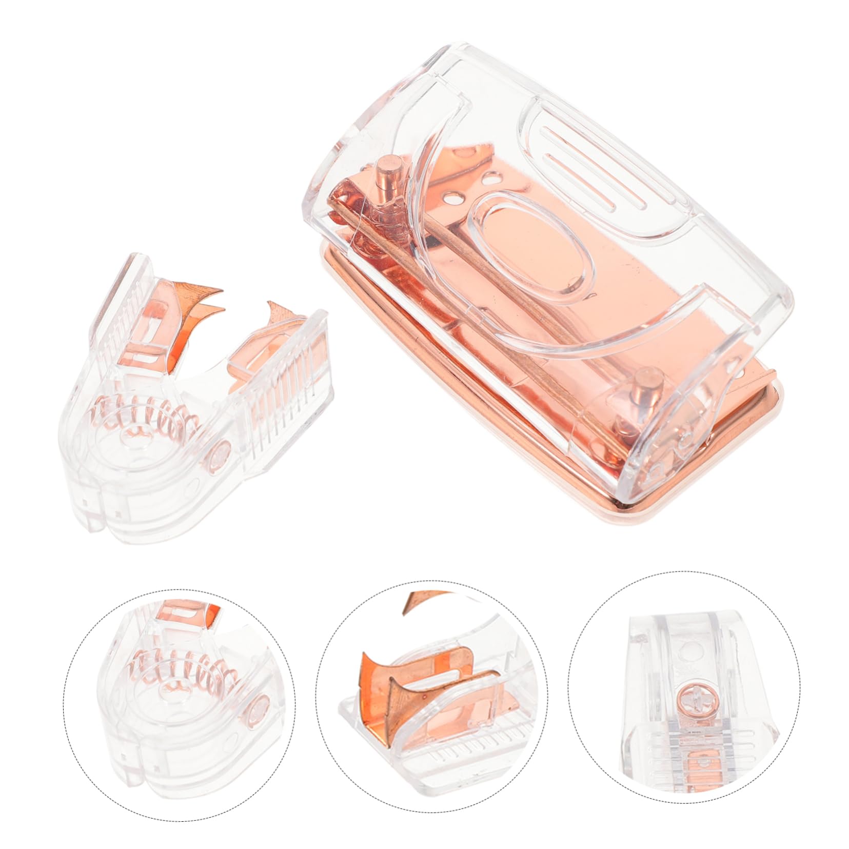 Tofficu 5sets Ufficio Elegante Con Perforatrice e Estrattore Di Graffette Perforatrice e Pinzatrice Portatile Per Organizzazione Documenti Strumento Versatile e Affidabile Per Ufficio